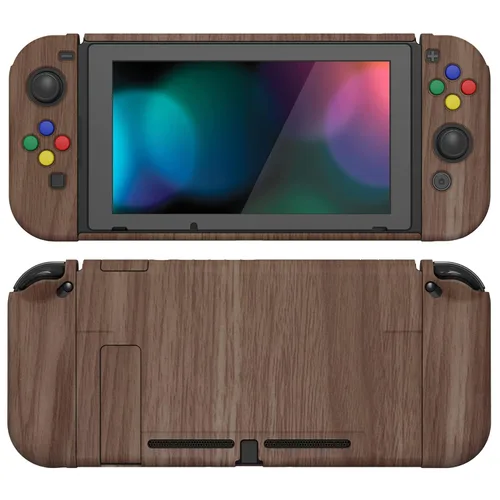 Vista 56 de PlayVital AlterGrips Ergonomic Grips Cover for Nintendo Switch, [2 Design] Interchangeable Comfort Dockable Protective Case with Screen Protector &