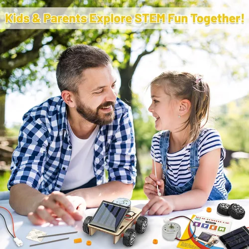 Vista 9 de STEM Science Kits, kits de circuitos solares para automóviles, juguetes