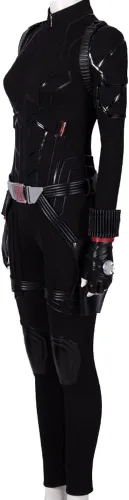 Vista 2 de Disfraz de Natasha Romanoff para mujeres adultas, peluca de Yelena Belova, traje de batalla, chaleco