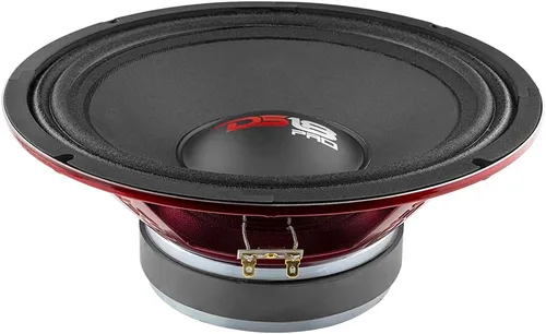 Vista 20 de Altavoz DS18 PRO de rango medio, cúpula en compresión de aluminio roja, altavoces de puerta de audio de alta calidad para auto o camión sistema