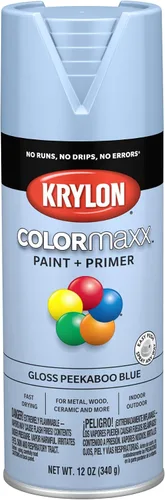 Vista 54 de Krylon K05554007 COLORmaxx Pintura en aerosol y base para uso en interiores y exteriores, color almendra satinada, 12 onzas (paquete de 1)