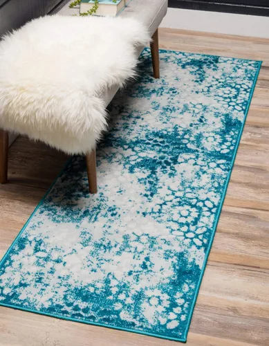 Vista 6 de Unique Loom Sofia Collection - Alfombra Larvotto (7 pies 1 pulgada, redonda, marrón/beige)