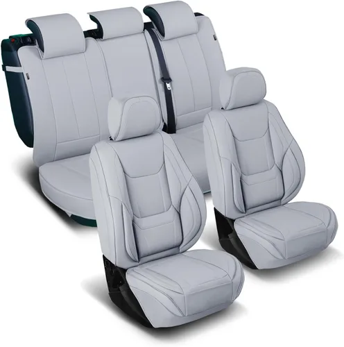 Vista 22 de Coverland Fundas de asiento de automóvil personalizadas compatibles con BMW X1 2013-2025, funda de asiento impermeable de espuma viscoelástica