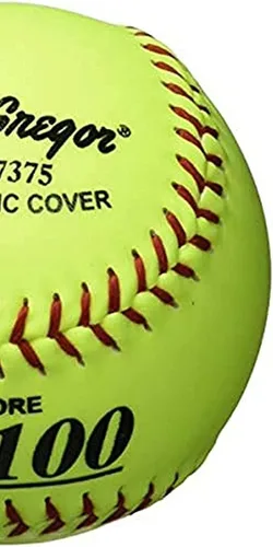 Vista 3 de MacGregor X52RE ASA - Pelota de softbol sintético de lanzamiento lento, 12 pulgadas, paquete de 12