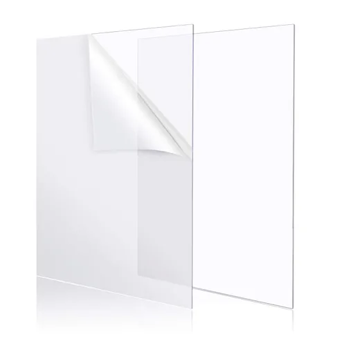 Vista 9 de Paquete de 7 hojas de plexiglás transparentes de 8 x 12 pulgadas, hojas de plexiglás acrílico para proyectos de manualidades, láminas de plástico