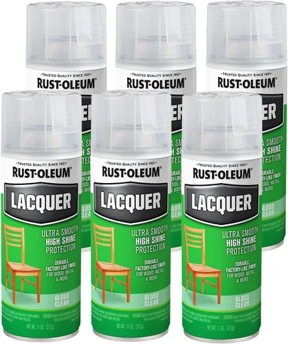 Vista 12 de Rust-Oleum laca en aerosol, 11 onzas