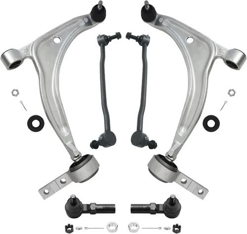 Vista 44 de Detroit Axle - Kit de extremo delantero para Chrysler 300 Dodge Charger 2011-2023 Challenger, 2 Lower Rearward Control Arms 2 Outer Tie Rods 2