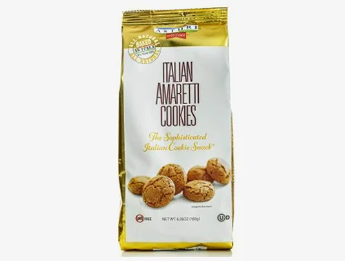 Vista 2 de Galletas italianas Amaretti, 6.35 onzas (paquete de 3)