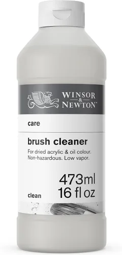 Vista 2 de Winsor & Newton Limpiador y restaurador de cepillos, botella de 4.0 onzas Biodegradable, Non-flammable, non-abrasive, low vapor; safely and easily