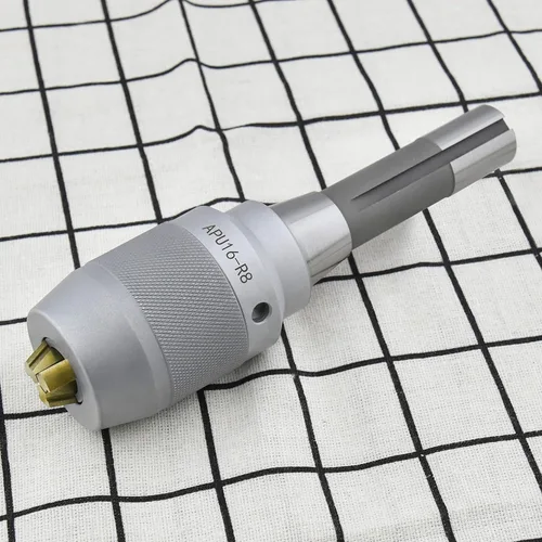 Vista 6 de Earl Diamond Super Heavy Duty APU16 1/32-5/8 pulgadas R8 Shank Precision Integrated Keyless Drill Chuck