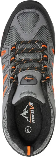 Vista 6 de NORTIV 8 Zapatos de senderismo impermeables para hombre, caña baja, ligeros, para senderismo, campamento, senderismo, senderismo, senderismo