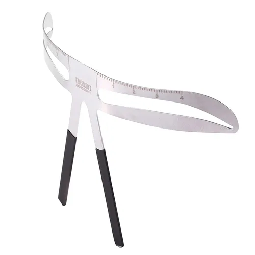 Vista 5 de Akinami - Regla para cejas, maquillaje permanente, plantilla de posicionamiento de 3 puntos, microblading simétrico para cejas