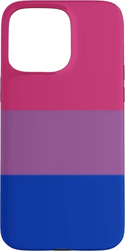 Vista 31 de Funda de colores de la bandera del orgullo bisexual para iPhone 16