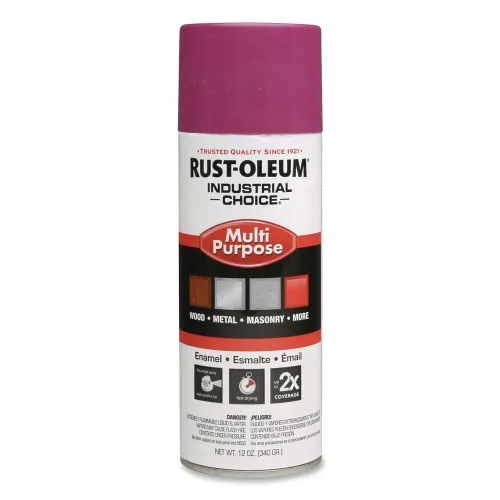 Vista 16 de Aerosol de esmalte Rust-Oleum para uso general; envase de 16 onzas líquidas; lata de aerosol, almendra, 6