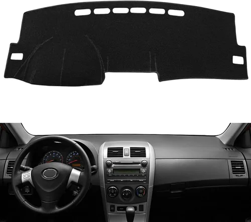 Vista 2 de Funda para salpicadero de ajuste personalizado para Toyota Corolla 2009 2010 2011, protector de alfombrilla para tablero F91