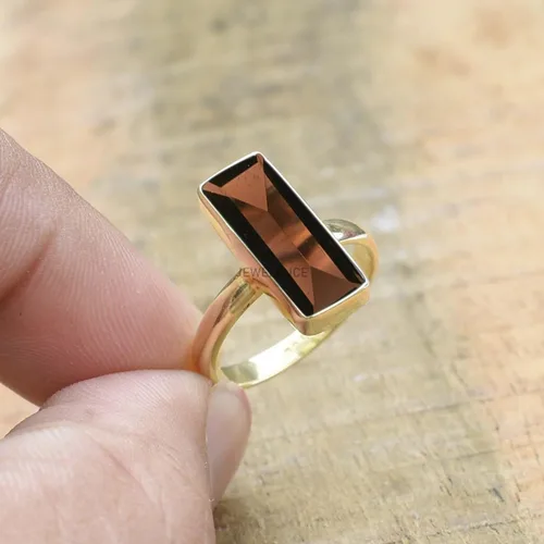 Vista 88 de Anillo de plata de ley maciza superpuesta de oro amarillo de 18 quilates para mujer, anillo de compromiso de plata esterlina, juego de bisel