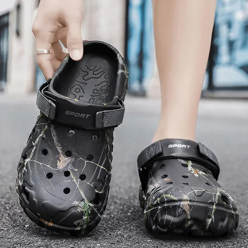 Vista 5 de Zuecos con soporte de arco para hombre y mujer, sandalias deportivas para exteriores, zapatos de jardín para adultos