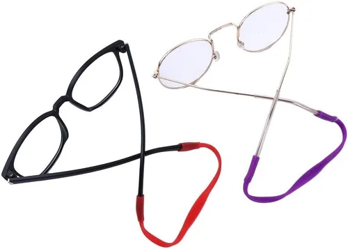 Vista 6 de Correa de silicona para gafas de sol, cordón para el cuello para niños, gafas de sol, cadena de cuerda