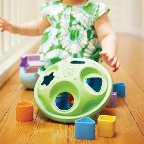 Vista 4 de Clasificador de formas Green Toys, Verde/Azul