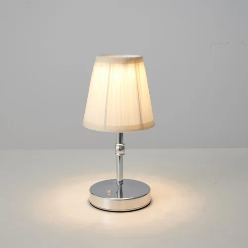 Vista 9 de Lámpara Mini Inalámbrica de 5W en Oro, Lámpara Pequeña Operada con Batería de 3000 mAh, Lámparas de Mesa Pequeñas Vintage, Lámparas Recargables