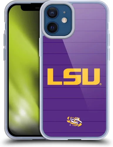 Vista 85 de Head Case Designs Funda de gel suave con licencia oficial de la Universidad Estatal de Louisiana LSU Camou compatible con Apple iPhone 7 Plus/iPhone