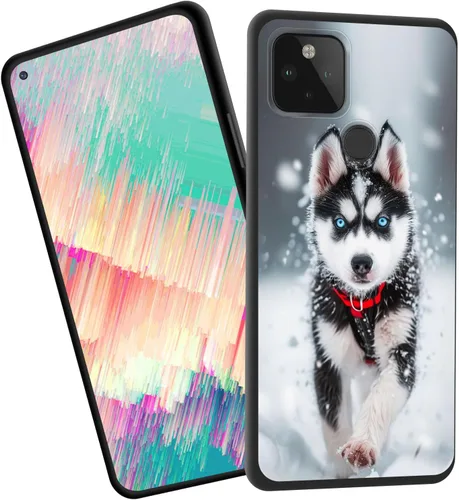 Vista 25 de Funda delgada para Google Pixel 4 XL, funda delgada de silicona de TPU suave a prueba de golpes para Google Pixel 4 XL, astronauta Galaxy