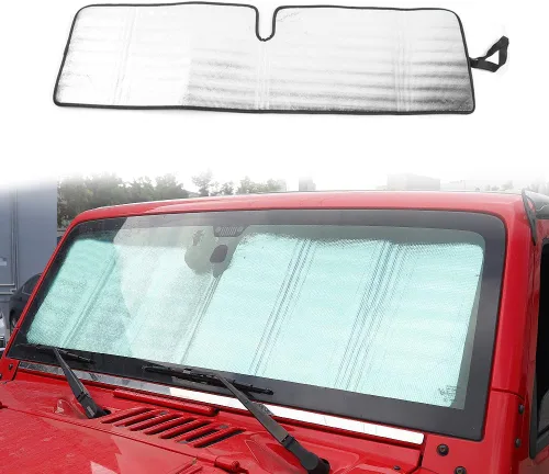 Vista 11 de RT-TCZ Parasol Visor de Parabrisas para 4Runner para Toyota 4Runner 2010-2023 Accesorios de Parasol de Ventana Delantera