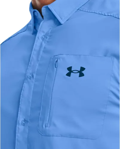Vista 7 de Under Armour Camiseta de manga corta Drift Tide 2.0 para hombre, Azul