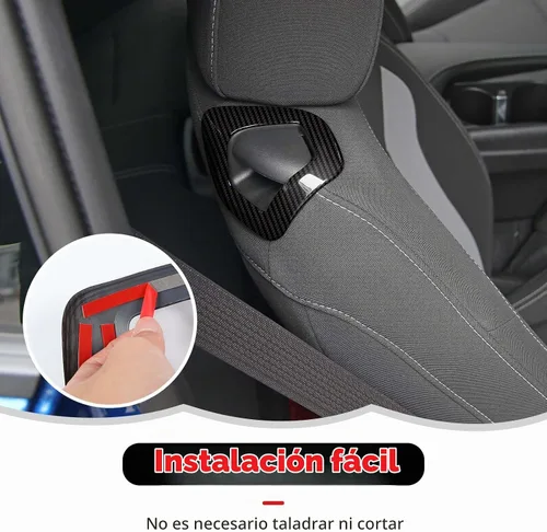 Vista 5 de RT-TCZ Kit de moldura interior de fibra de carbono cubierta accesorios de decoración de consola central para Chevrolet Camaro 2017 2018 2019 2020