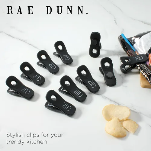 Vista 4 de Rae Dunn Clips para Bolsas con Imán - Clips para Alimentos, Clips para Chips, Clips para Bolsas para Almacenamiento de Alimentos con Sello Hermético