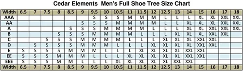 Vista 5 de Cedar Elements Combination Cedar Shoe Trees - Paquete de 2, cedar, Marrón, M
