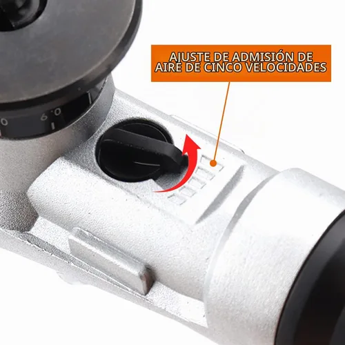 Vista 5 de SI FANG Mini Herramienta de Biselado Neumática con Cuchillas de Repuesto, Insertos y Rodamientos, Herramienta de Desbarbado de Chaflán de Aire de 45