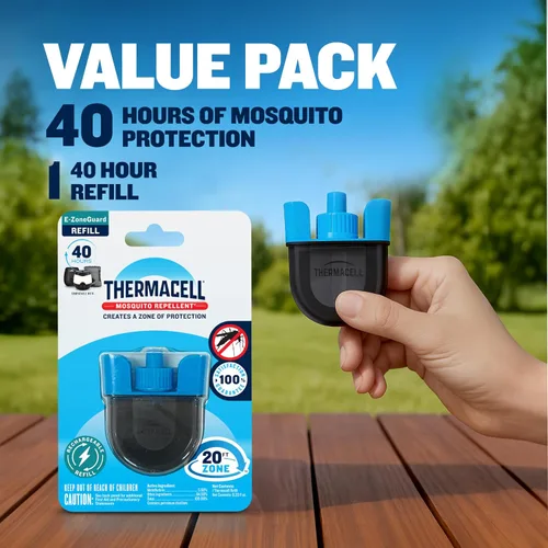 Vista 8 de Thermacell Recambios de repelente recargable para mosquitos; compatible solo con Thermacell E-Series y Radius; zona de protección de mosquitos de 20