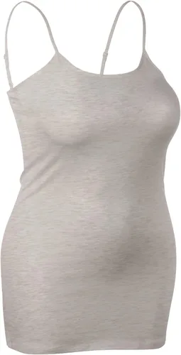 Vista 40 de Emmalise Camisola larga casual básica para mujer, con tirantes ajustables, top en capas