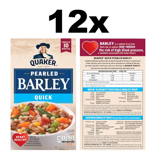 Vista 4 de Quaker Quick Barley, 11 onzas (paquete de 12)