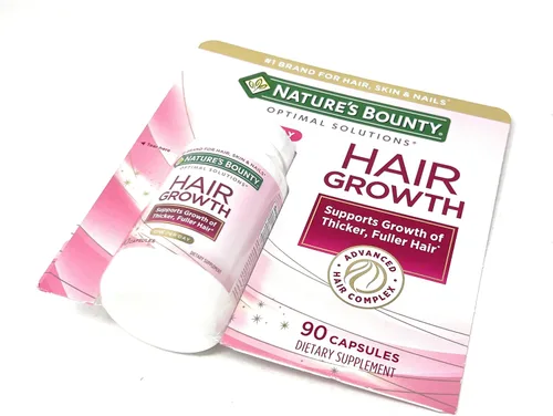 Vista 5 de Suplemento para el crecimiento del cabello Nature's Bounty, 1 por día, clínicamente demostrado para apoyar un cabello más grueso y abundante