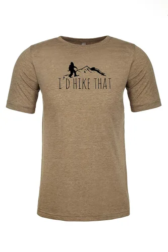 Vista 19 de I'd Hike That, Graphic Men's Tee, Funny T Shirt, Shirts with Sayings, Stonewash Blue or Sage (XL, Stonewash Blue)