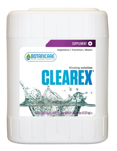 Vista 3 de Botanicare Clearex, Solución de enjuague para plantas hidropónicas y en maceta, 1 gal.