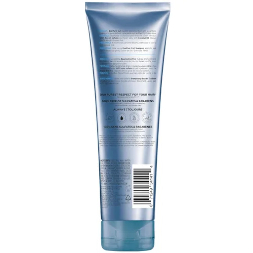 Vista 10 de L'Oreal Paris - Shampoo L'Oréal Paris EverCurl Hydracharge sin sulfato, con aceite de coco, 250 ml -, Acondicionador - 1 unidad