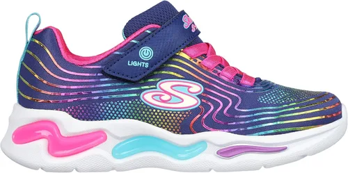 Vista 4 de Skechers Tenis unisex con rayos ondulados para niños