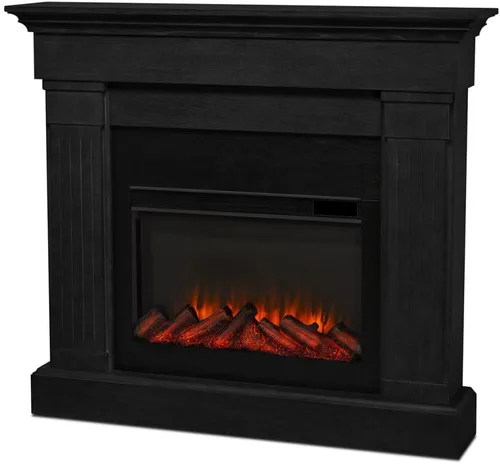 Vista 12 de Real Flame Crawford - Chimenea eléctrica delgada de 48 pulgadas para interior con repisa para sala de estar o dormitorio, calentador reemplazable