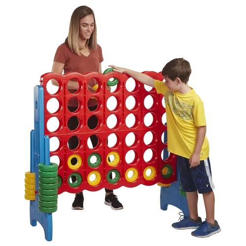 Vista 12 de ECR4Kids Jumbo 4-To-Score, Juego Gigante, Surtido