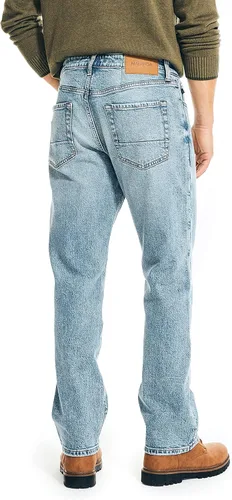 Vista 2 de Nautica Jeans de mezclilla de ajuste relajado para hombre
