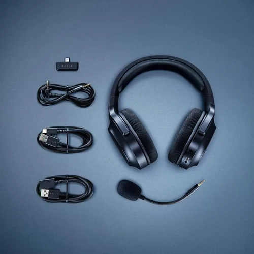 Vista 9 de Razer Barracuda X Auriculares inalámbricos multiplataforma para juegos y celulares diseño ergonómico de 88 onzas micrófono HyperClear desmontable