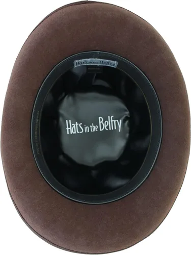 Vista 7 de Belfry Topper, sombrero 100% de algodón con forro satinado, negro, disponible en 4 tallas, para hombre