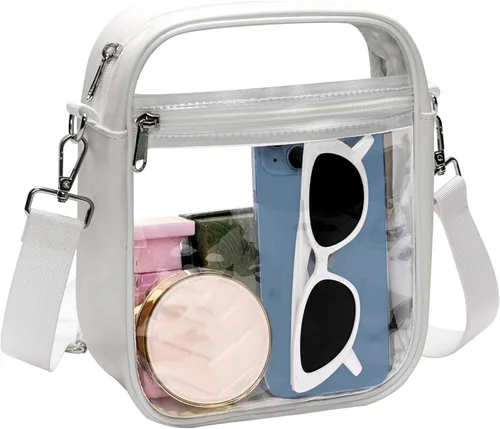 Vista 8 de Paxiland Clear Bag for Stadium Events Clear Purse Transparent Handbag for Sports Concerts Work Festival