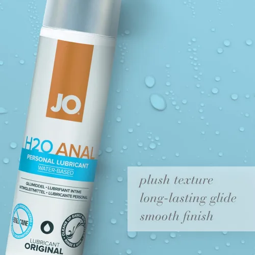 Vista 6 de JO Lubricante anal a base de agua - Lubricante personal para juego anal - Larga duración, deslizamiento suave - 4 onzas líquidas