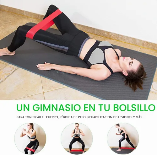Vista 4 de Resistance Bands Set, Workout Bands with Handles, 5 Levels Surtido