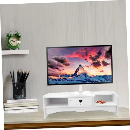 Vista 6 de DOITOOL Computer Monitor Riser with Drawer Storage Height Desktop Screen Stand for Office and Home Ergonomic Laptop Holder Durable Design