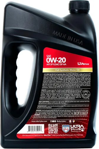 Vista 2 de ULTRA 1PLUS SAE 0W-20 Aceite de motor sintético completo API SP ILSAC GF-6A